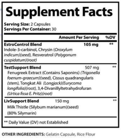 ProstaClear Supplement Facts